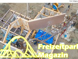 Aufbau des Themenbereichs „Sonnenbucht“ in FANTASIA (Dezember 2024)